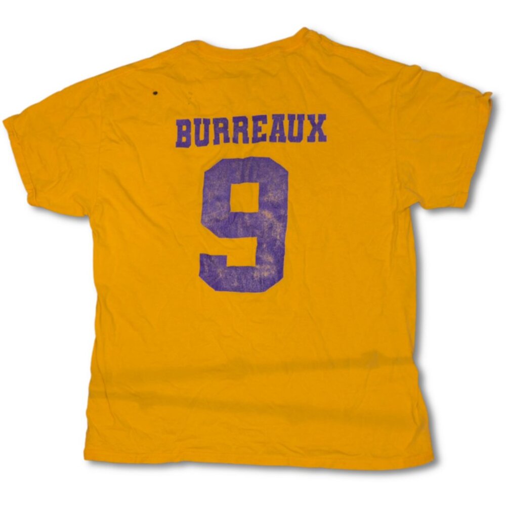 Geaux Jeaux Burreaux 9 Tee | Men’s L | LSU Football